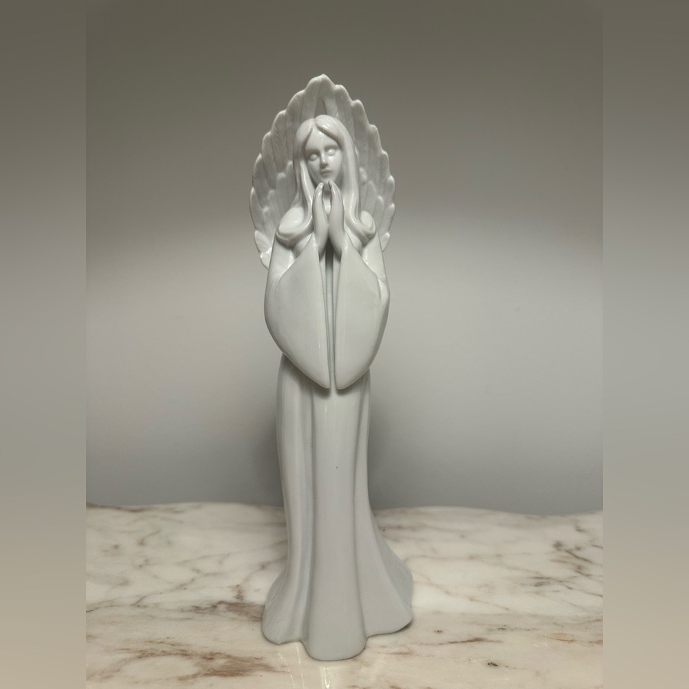 Elegant White Angel Figurine